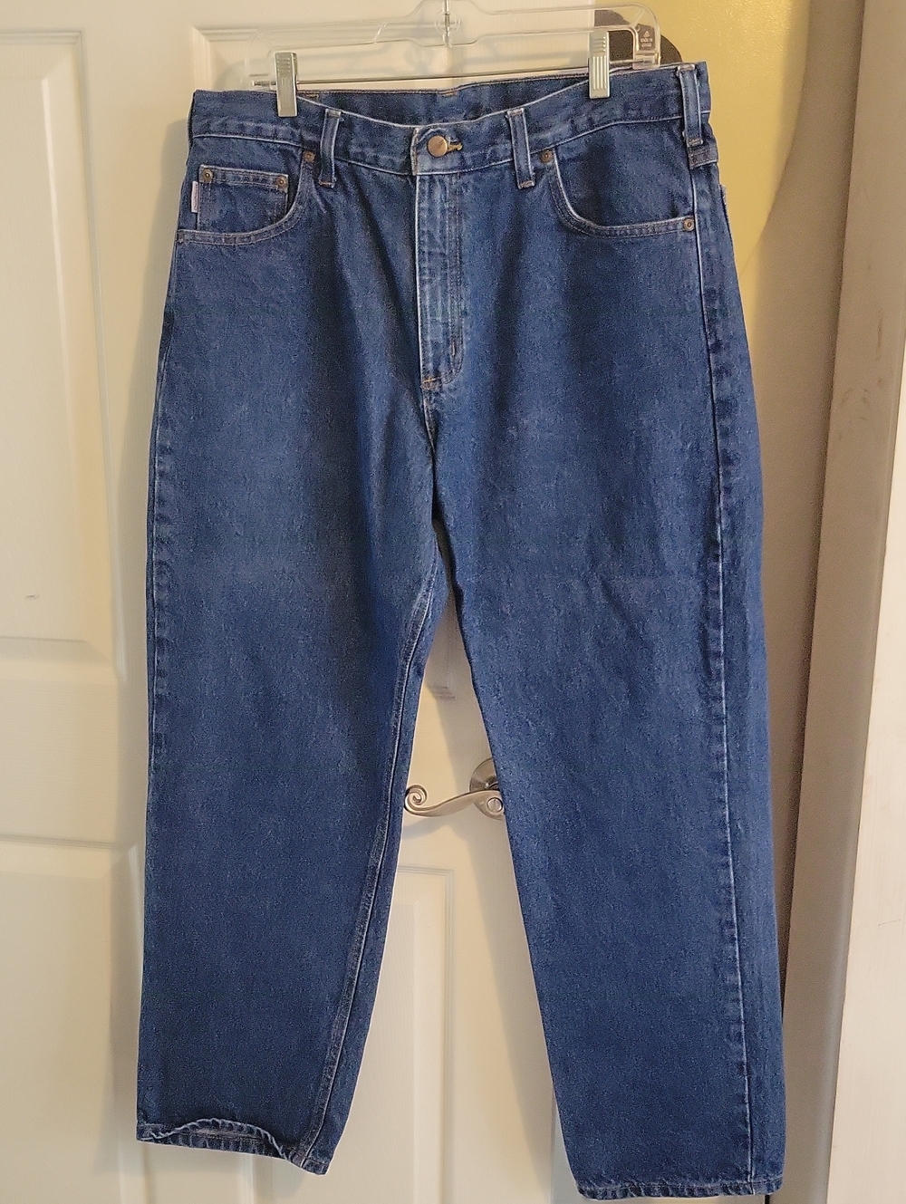 Carhartt Men's Classic Relaxed Fit Blue Denim Jeans 38/30